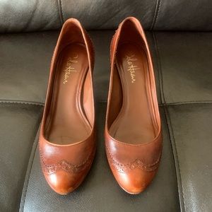 Cole Haan Round Toe Wingtip Pumps 6B